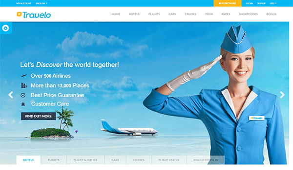 Thiết kế web bán vé máy bay trực tuyến chuyên nghiệp, độc đáo