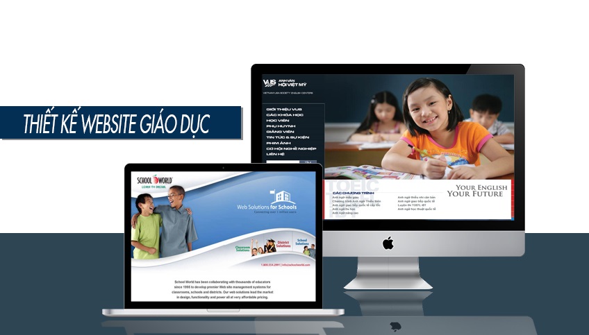 Dịch vụ thiết kế website giáo dục đẹp, uy tín, chuyên nghiệp