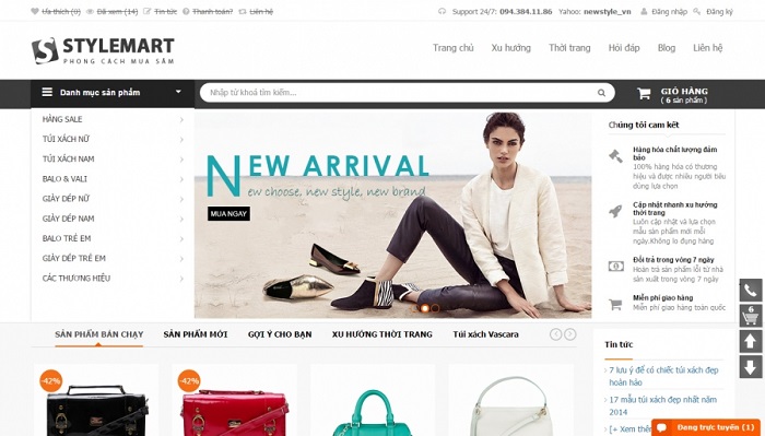 Đơn vị thiết kế website thời trang chuyên nghiệp, chuẩn SEO x5 doanh thu