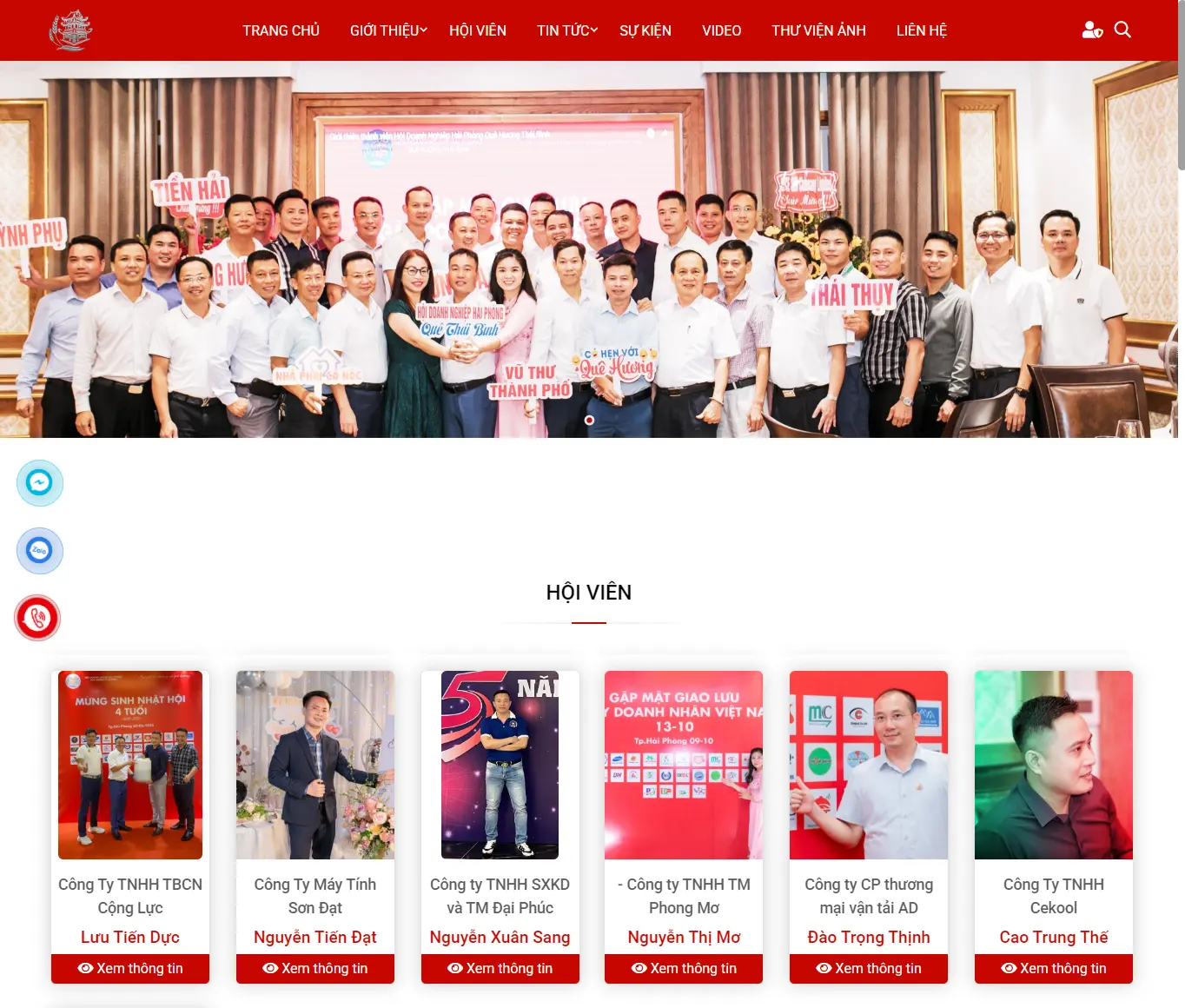 Thiết kế web BusinessHP-TB